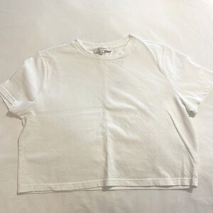 Favorite Daughter white cropped tee